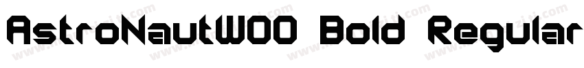 AstroNautW00 Bold Regular字体转换